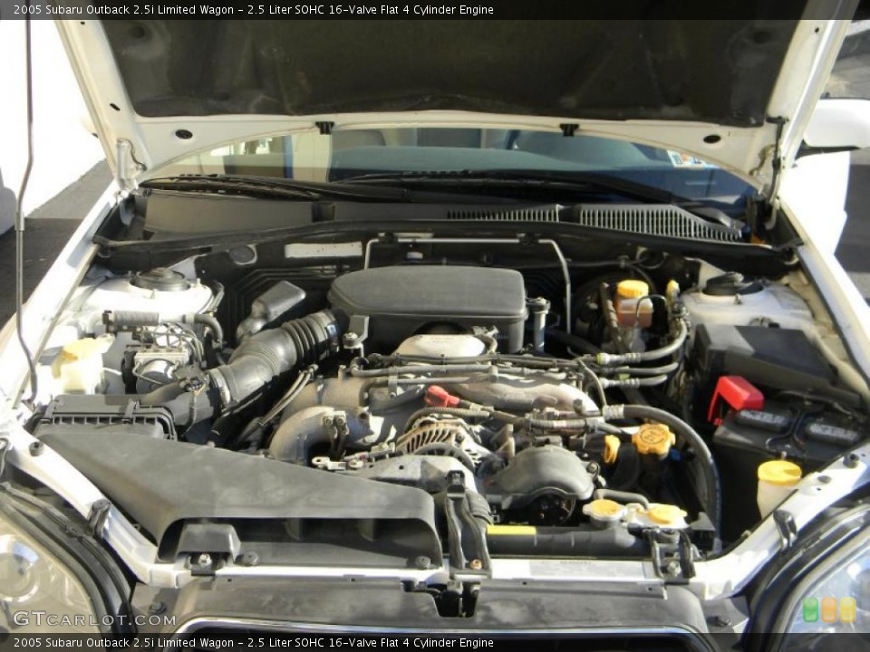 2.5 Liter SOHC 16-Valve Flat 4 Cylinder Engine for the 2005 Subaru Outback #38899638