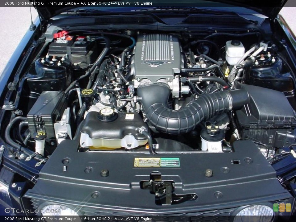 4.6 Liter SOHC 24-Valve VVT V8 Engine for the 2008 Ford Mustang #38905746
