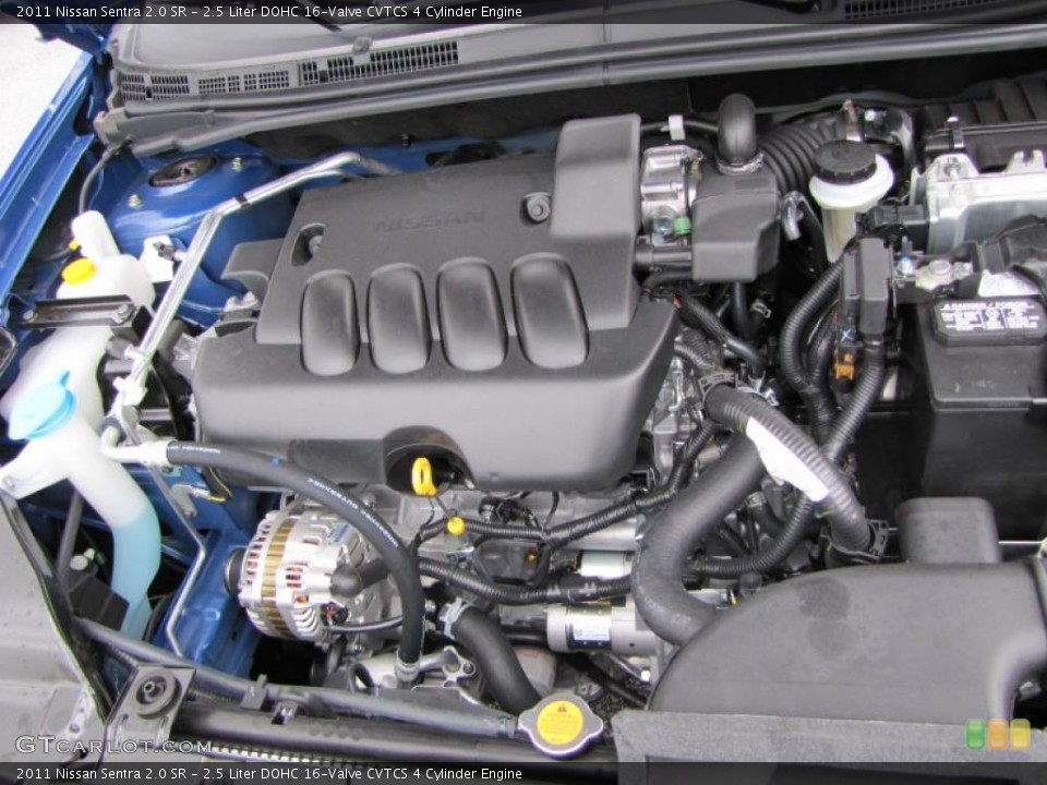 2.5 Liter DOHC 16-Valve CVTCS 4 Cylinder Engine for the 2011 Nissan Sentra #38910906
