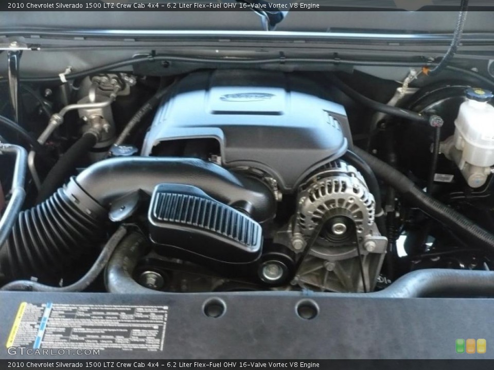 6.2 Liter Flex-Fuel OHV 16-Valve Vortec V8 Engine for the 2010 Chevrolet Silverado 1500 #38914390