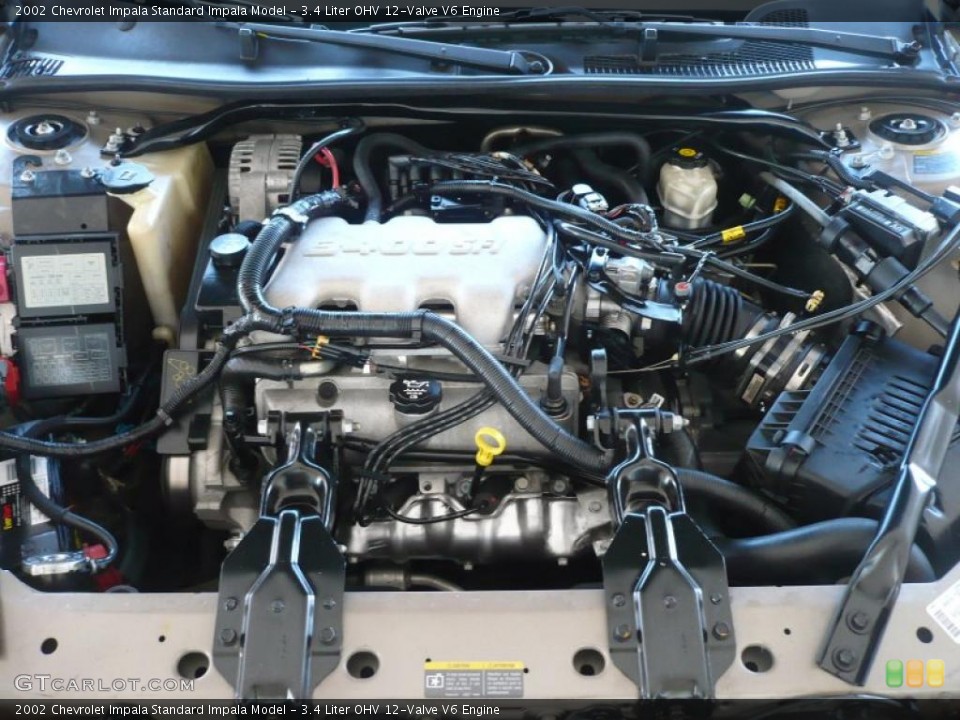 3.4 Liter OHV 12-Valve V6 Engine for the 2002 Chevrolet Impala #38915750