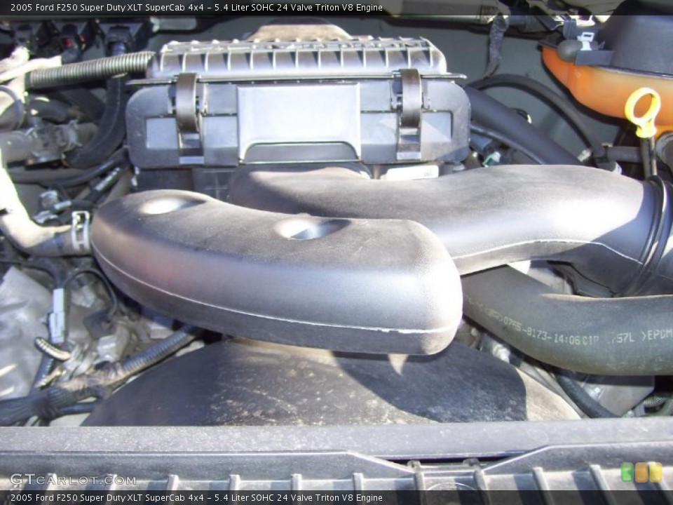5.4 Liter SOHC 24 Valve Triton V8 Engine for the 2005 Ford F250 Super Duty #38924806