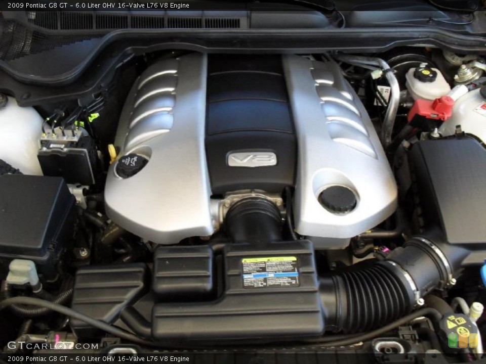 6.0 Liter OHV 16-Valve L76 V8 Engine for the 2009 Pontiac G8 #38928570