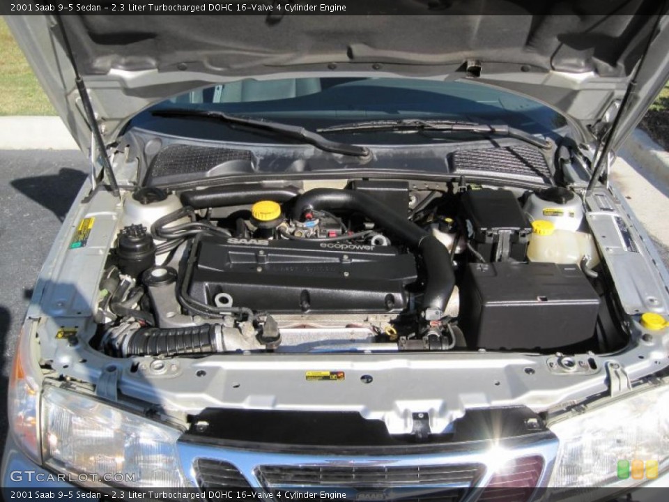 2.3 Liter Turbocharged DOHC 16-Valve 4 Cylinder Engine for the 2001 Saab 9-5 #38930002