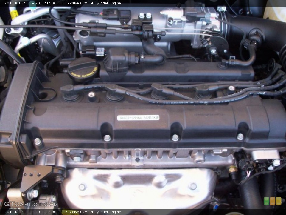 2.0 Liter DOHC 16-Valve CVVT 4 Cylinder Engine for the 2011 Kia Soul #38930962