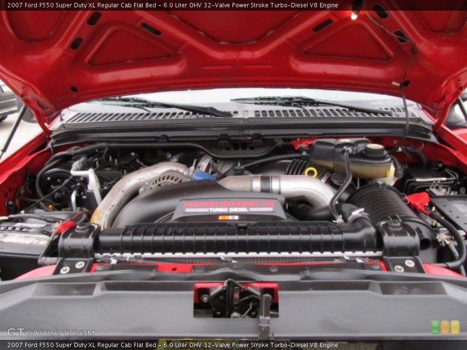 6.0 Liter OHV 32-Valve Power Stroke Turbo-Diesel V8 Engine for the 2007 Ford F550 Super Duty #38938578