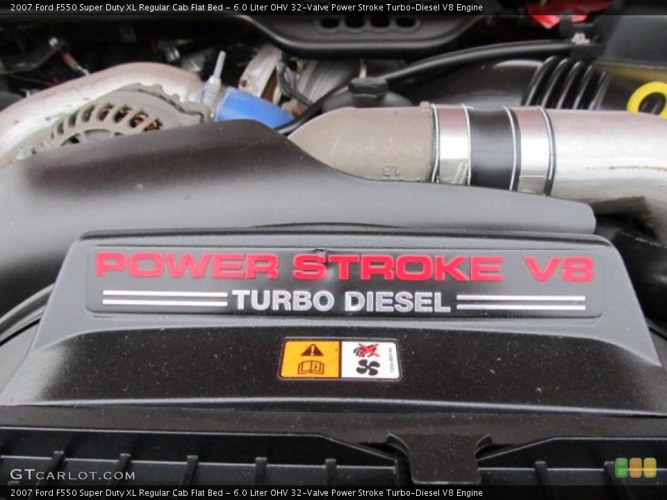 6.0 Liter OHV 32-Valve Power Stroke Turbo-Diesel V8 Engine for the 2007 Ford F550 Super Duty #38938594