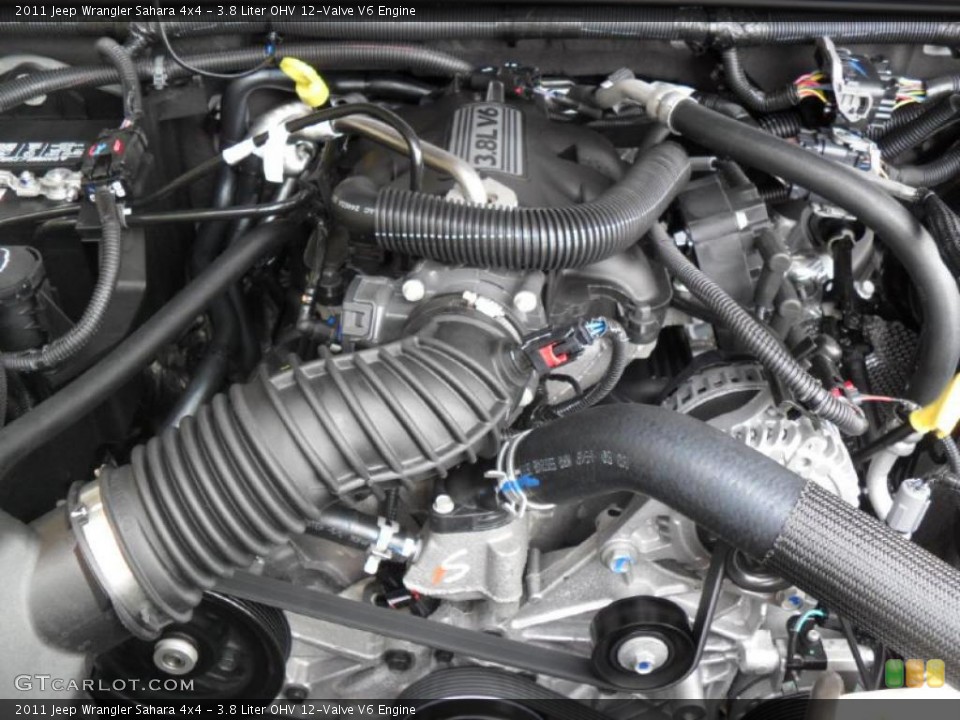 3.8 Liter OHV 12-Valve V6 Engine for the 2011 Jeep Wrangler #38939582