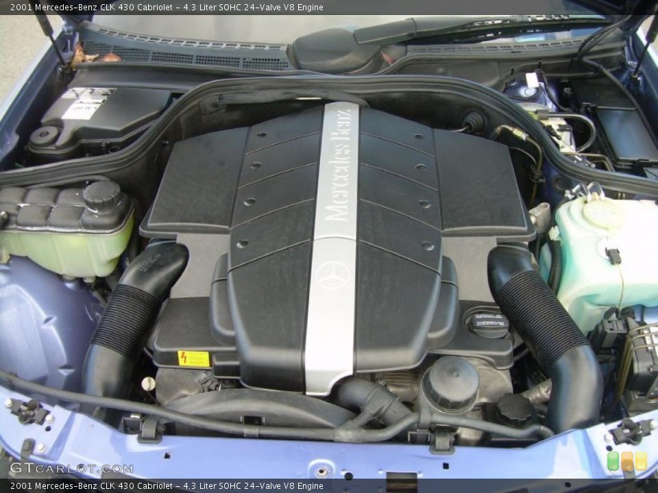4.3 Liter SOHC 24-Valve V8 Engine for the 2001 Mercedes-Benz CLK #38941550