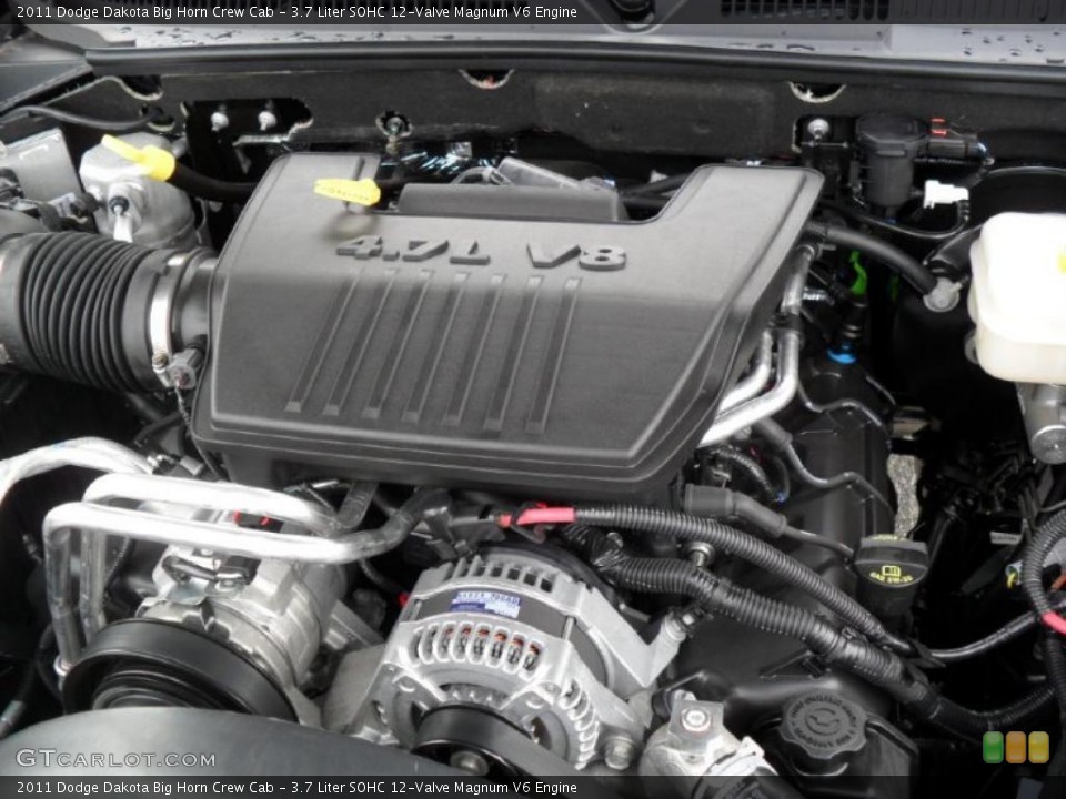 3.7 Liter SOHC 12-Valve Magnum V6 Engine for the 2011 Dodge Dakota #38943010