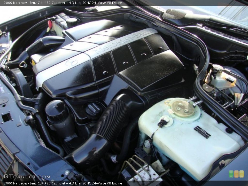 4.3 Liter SOHC 24-Valve V8 Engine for the 2000 Mercedes-Benz CLK #38943270