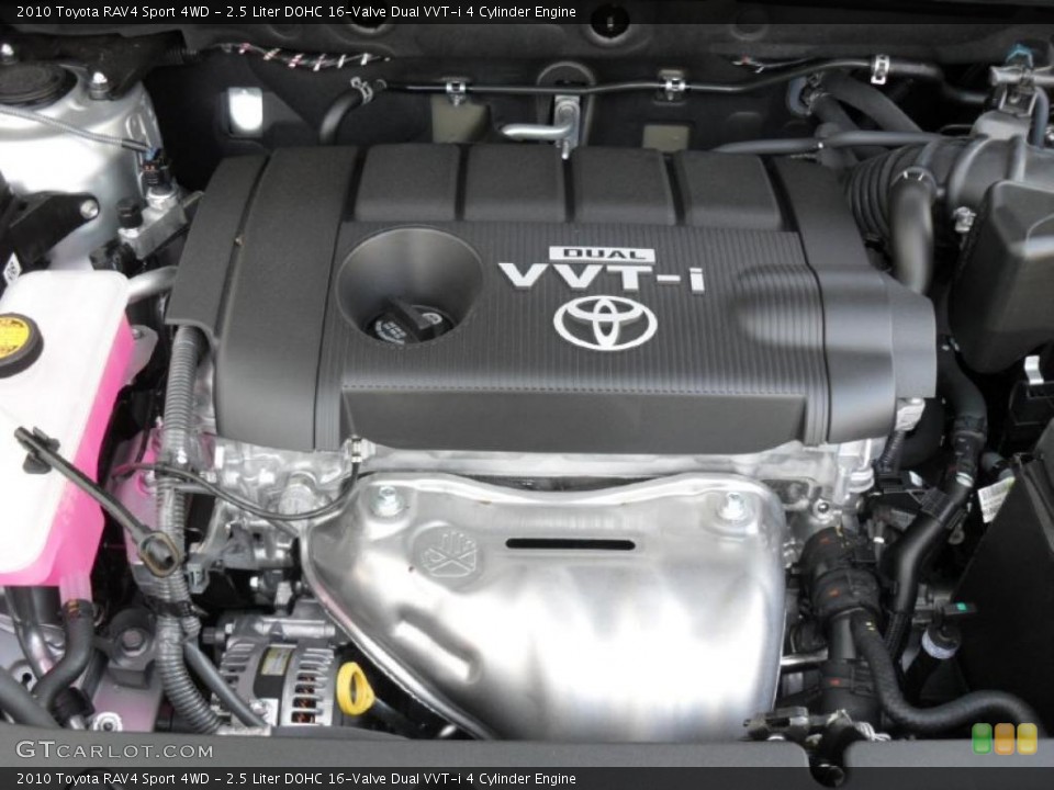 2.5 Liter DOHC 16-Valve Dual VVT-i 4 Cylinder Engine for the 2010 Toyota RAV4 #38951074