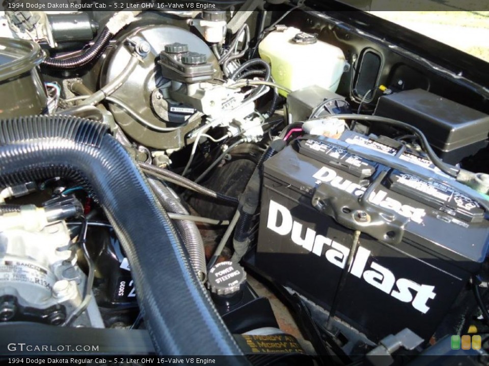 5.2 Liter OHV 16-Valve V8 Engine for the 1994 Dodge Dakota #38955018 | GTCarLot.com 1994 Dodge Dakota Engine 5.2 L V8