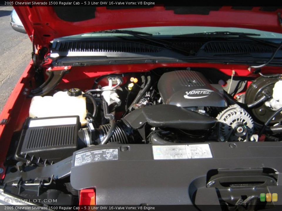 5.3 Liter OHV 16-Valve Vortec V8 Engine for the 2005 Chevrolet Silverado 1500 #38966046