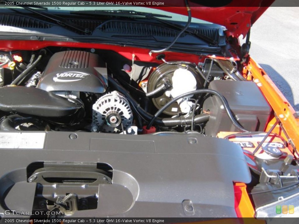 5.3 Liter OHV 16-Valve Vortec V8 Engine for the 2005 Chevrolet Silverado 1500 #38966066