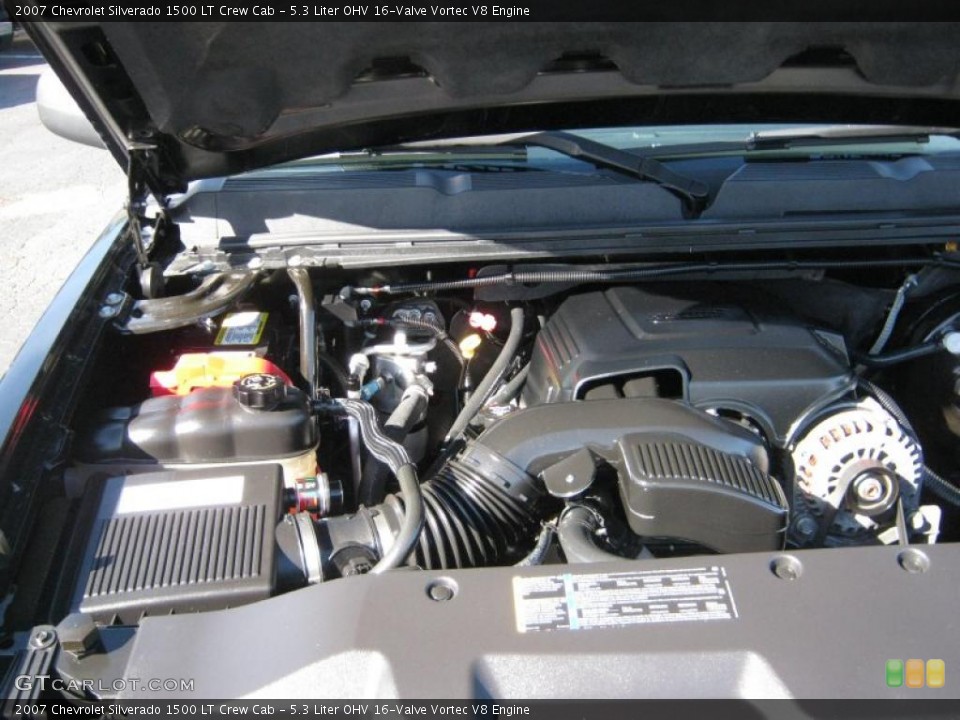 5.3 Liter OHV 16-Valve Vortec V8 Engine for the 2007 Chevrolet Silverado 1500 #38966787