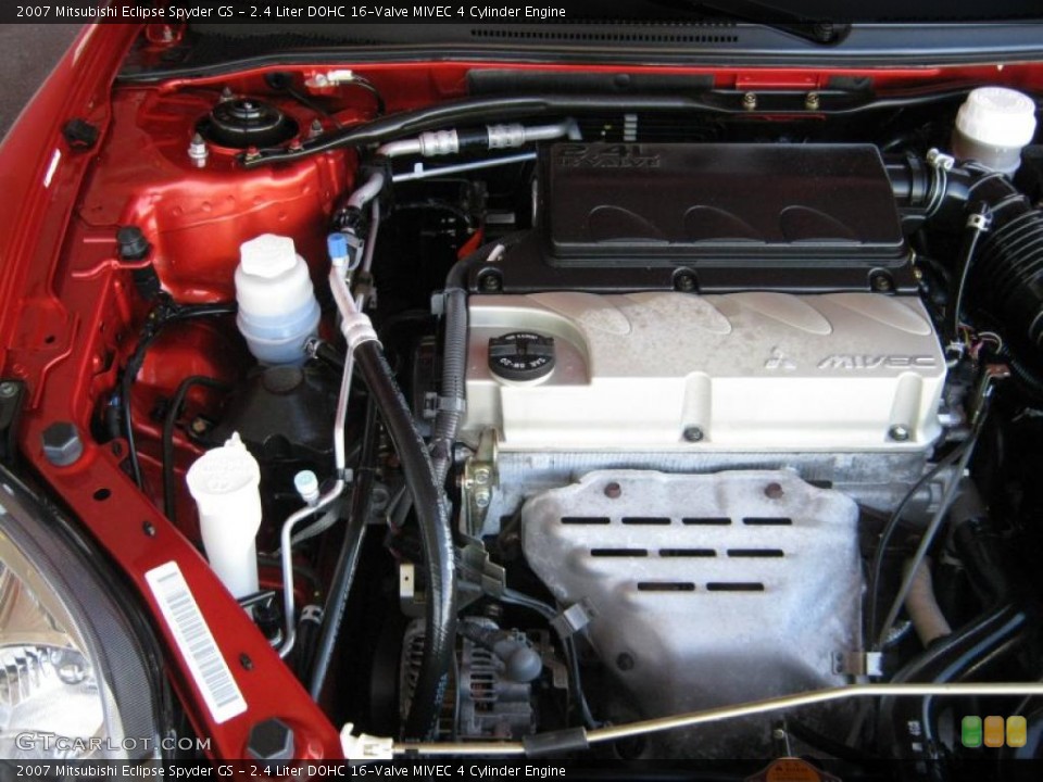 2.4 Liter DOHC 16-Valve MIVEC 4 Cylinder Engine for the 2007 Mitsubishi Eclipse #38969961