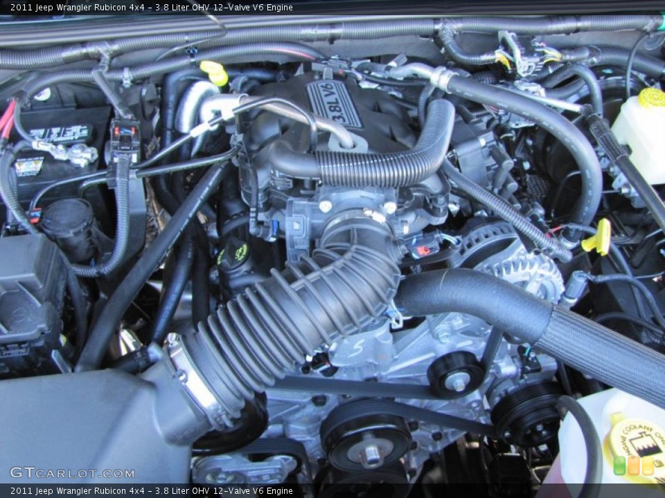 3.8 Liter OHV 12-Valve V6 Engine for the 2011 Jeep Wrangler #38969973