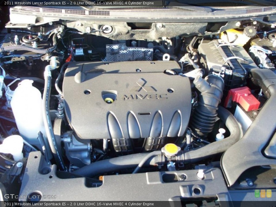 2.0 Liter DOHC 16-Valve MIVEC 4 Cylinder Engine for the 2011 Mitsubishi Lancer #38983921