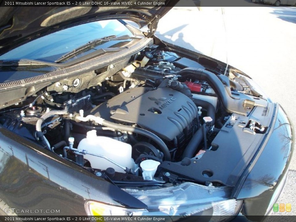 2.0 Liter DOHC 16-Valve MIVEC 4 Cylinder Engine for the 2011 Mitsubishi Lancer #38983937