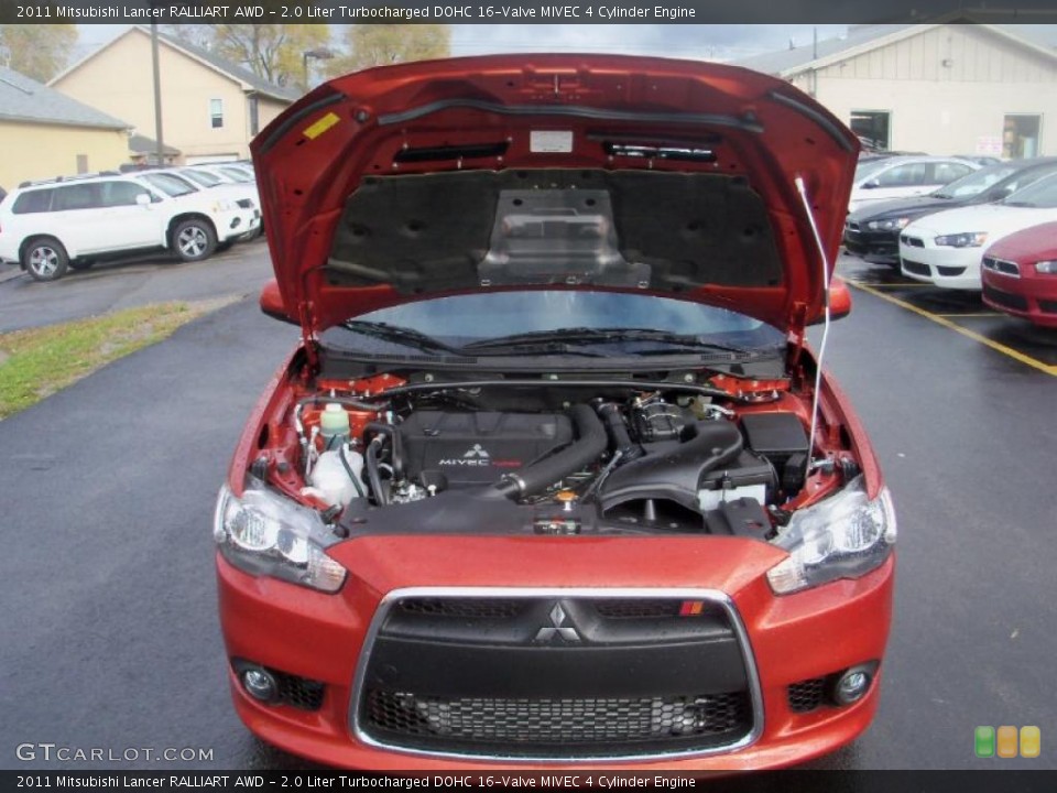 2.0 Liter Turbocharged DOHC 16-Valve MIVEC 4 Cylinder Engine for the 2011 Mitsubishi Lancer #38983969