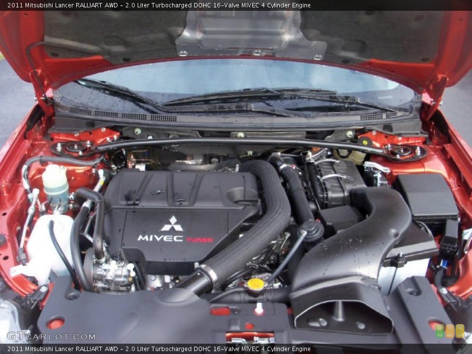 2.0 Liter Turbocharged DOHC 16-Valve MIVEC 4 Cylinder Engine for the 2011 Mitsubishi Lancer #38983989