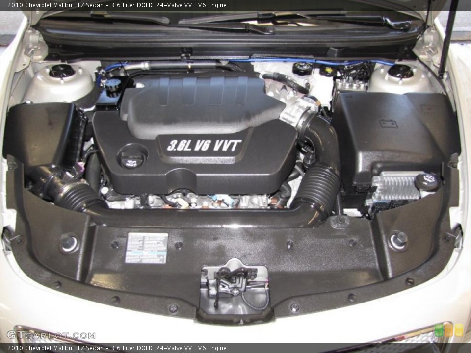 3.6 Liter DOHC 24-Valve VVT V6 Engine for the 2010 Chevrolet Malibu #38987721