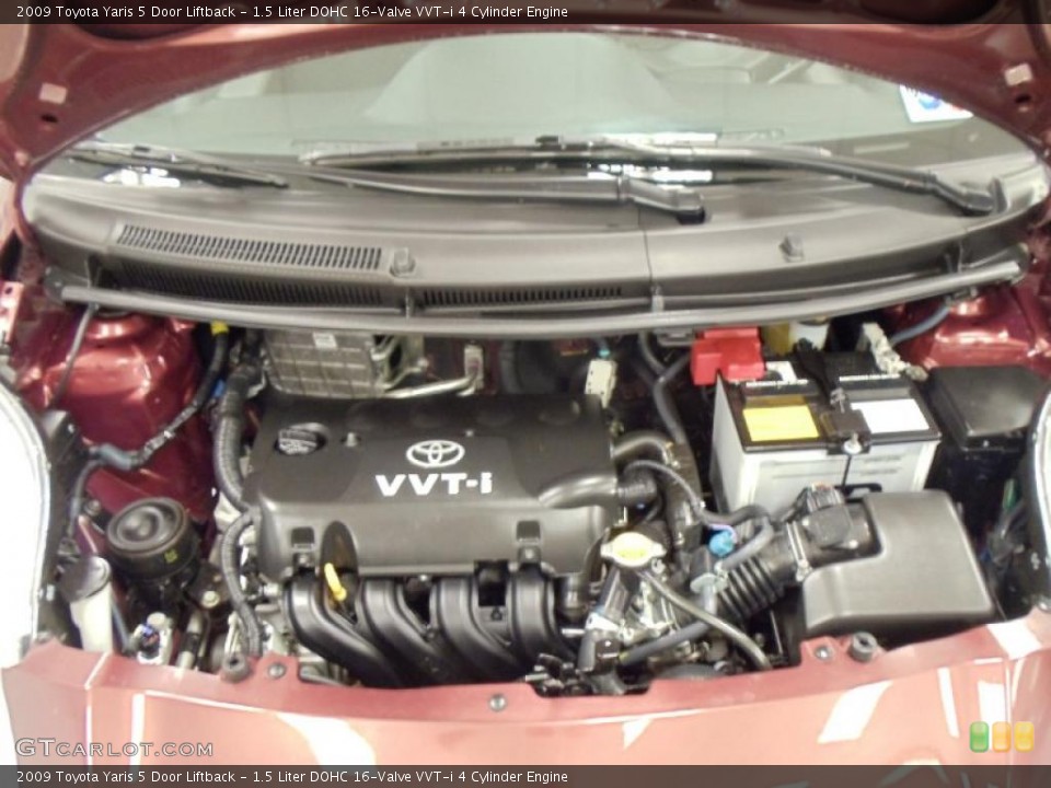 1.5 Liter DOHC 16-Valve VVT-i 4 Cylinder Engine for the 2009 Toyota Yaris #38990245