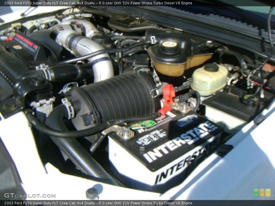 6.0 Liter OHV 32V Power Stroke Turbo Diesel V8 Engine for the 2003 Ford F350 Super Duty #38991137