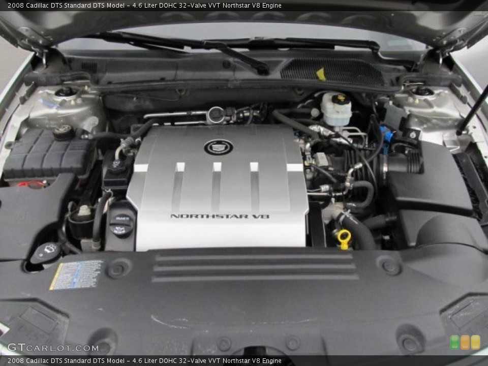 4.6 Liter DOHC 32-Valve VVT Northstar V8 Engine for the 2008 Cadillac DTS #38997722