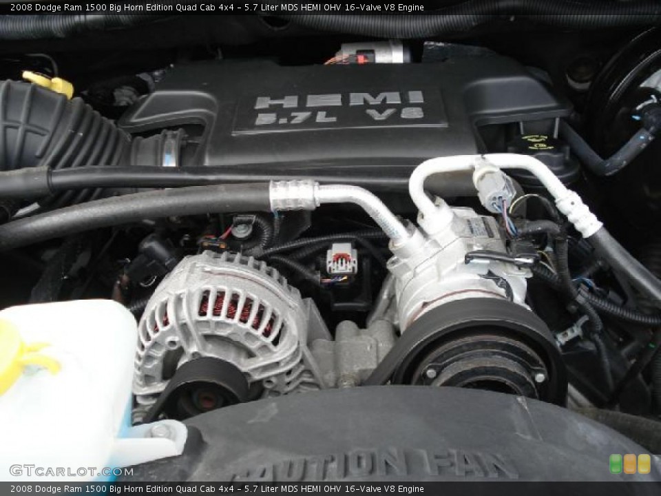 5.7 Liter MDS HEMI OHV 16-Valve V8 Engine for the 2008 Dodge Ram 1500 #38998846