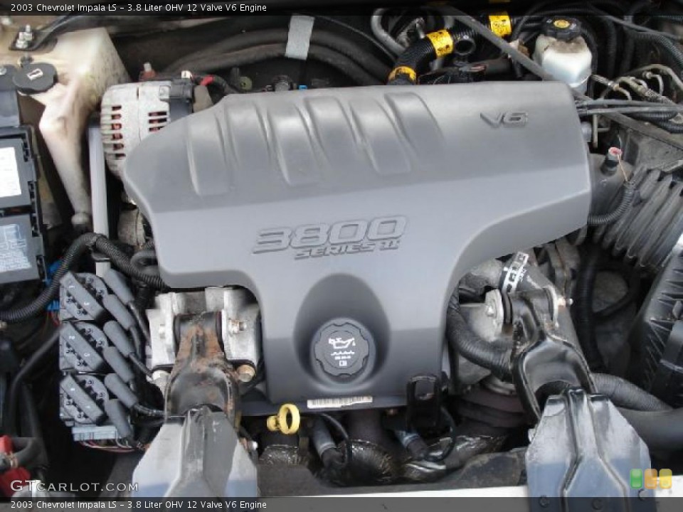 3.8 Liter OHV 12 Valve V6 Engine for the 2003 Chevrolet Impala #38999394