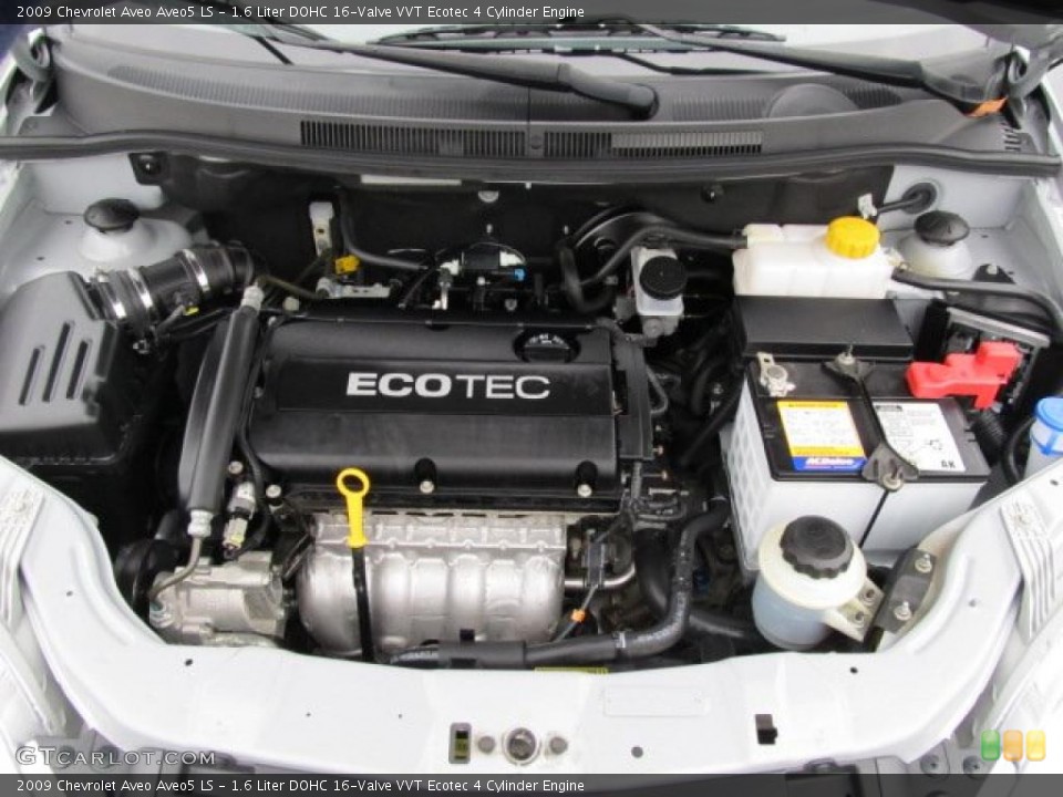 1.6 Liter DOHC 16-Valve VVT Ecotec 4 Cylinder Engine for the 2009 Chevrolet Aveo #39000562