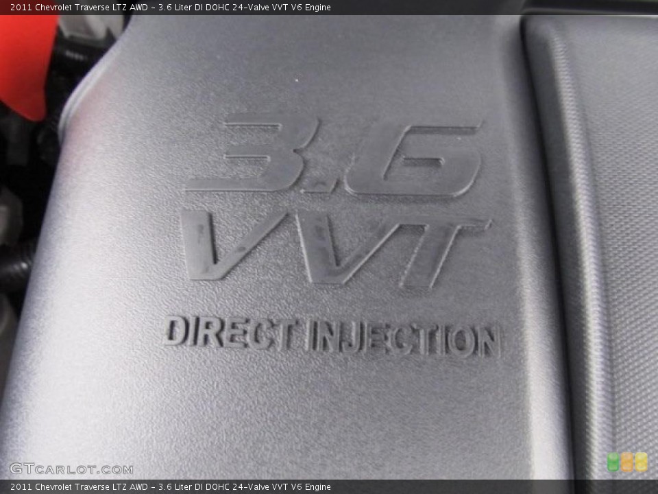 3.6 Liter DI DOHC 24-Valve VVT V6 Engine for the 2011 Chevrolet Traverse #39001350