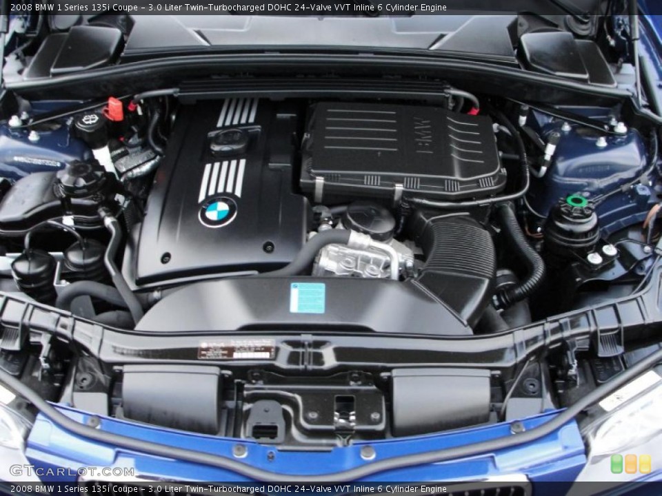 3.0 Liter Twin-Turbocharged DOHC 24-Valve VVT Inline 6 Cylinder Engine for the 2008 BMW 1 Series #39002622