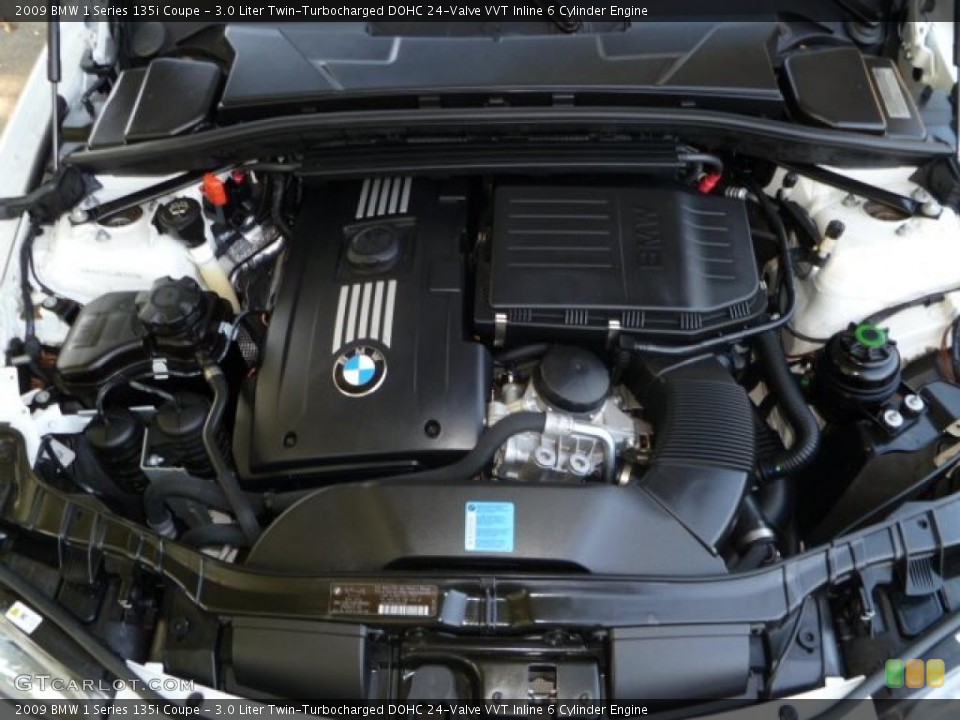 3.0 Liter Twin-Turbocharged DOHC 24-Valve VVT Inline 6 Cylinder Engine for the 2009 BMW 1 Series #39013383