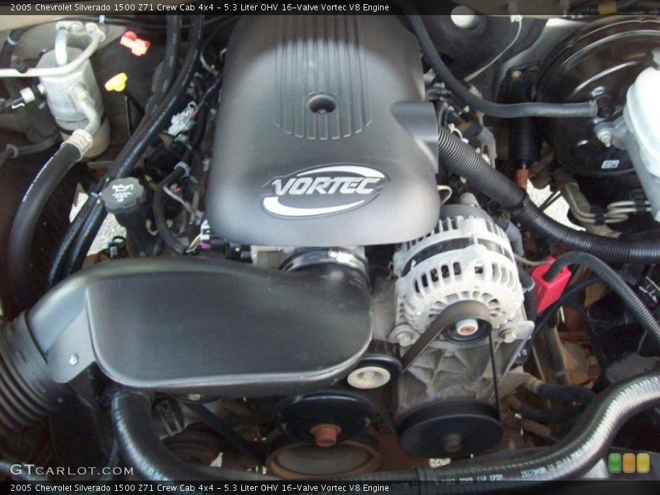 5.3 Liter OHV 16-Valve Vortec V8 Engine for the 2005 Chevrolet Silverado 1500 #39018491