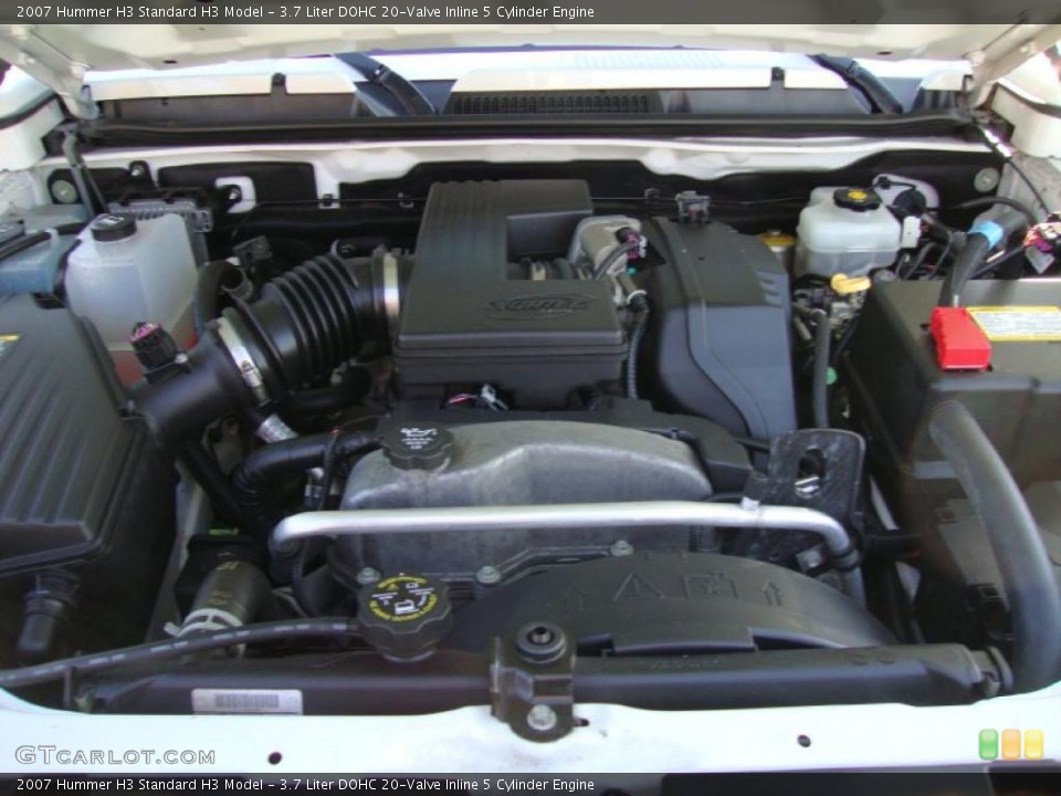 3.7 Liter DOHC 20-Valve Inline 5 Cylinder Engine for the 2007 Hummer H3 #39020347