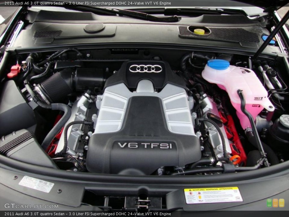 3.0 Liter FSI Supercharged DOHC 24-Valve VVT V6 Engine for the 2011 Audi A6 #39028179