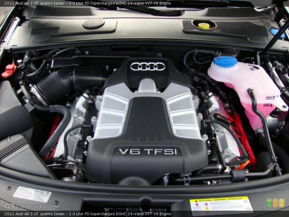 3.0 Liter FSI Supercharged DOHC 24-Valve VVT V6 Engine for the 2011 Audi A6 #39029599