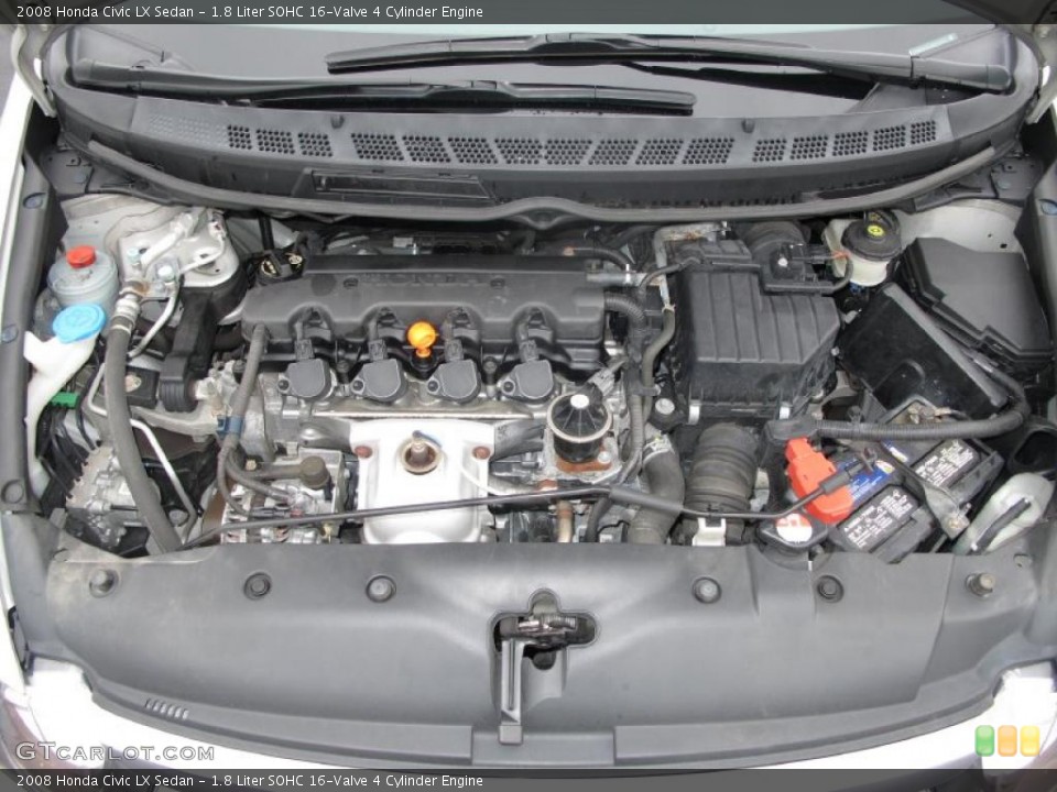 1.8 Liter SOHC 16-Valve 4 Cylinder Engine for the 2008 Honda Civic #39032980