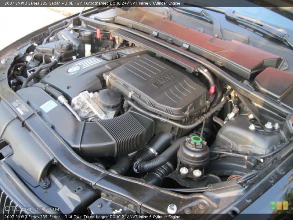 3.0L Twin Turbocharged DOHC 24V VVT Inline 6 Cylinder Engine for the 2007 BMW 3 Series #39034217