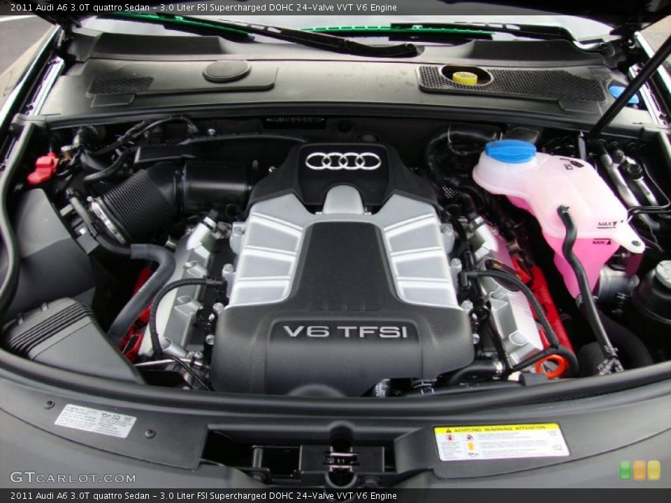 3.0 Liter FSI Supercharged DOHC 24-Valve VVT V6 Engine for the 2011 Audi A6 #39034774