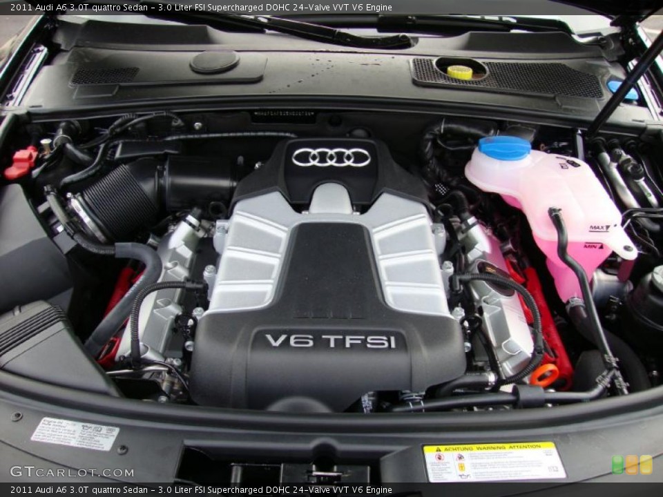 3.0 Liter FSI Supercharged DOHC 24-Valve VVT V6 Engine for the 2011 Audi A6 #39035247
