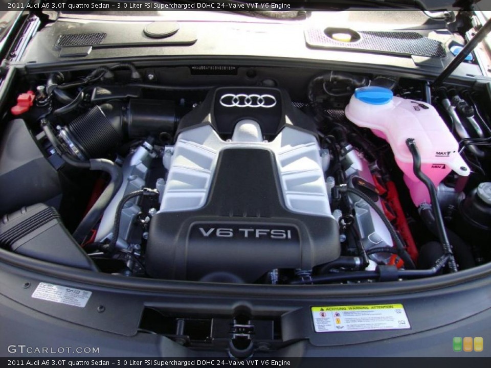 3.0 Liter FSI Supercharged DOHC 24-Valve VVT V6 Engine for the 2011 Audi A6 #39035867