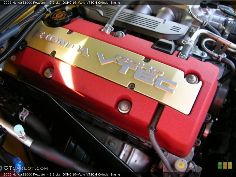 2.2 Liter DOHC 16-Valve VTEC 4 Cylinder Engine for the 2006 Honda S2000 #39040115
