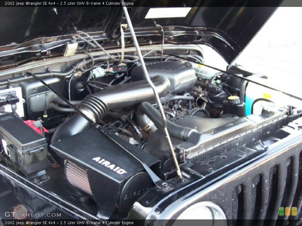 2.5 Liter OHV 8-Valve 4 Cylinder Engine for the 2002 Jeep Wrangler #39043619