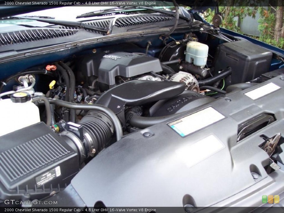 4.8 Liter OHV 16-Valve Vortec V8 Engine for the 2000 Chevrolet Silverado 1500 #39044932