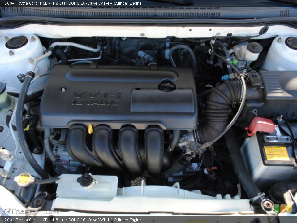 1.8 Liter DOHC 16-Valve VVT-i 4 Cylinder Engine for the 2004 Toyota Corolla #39052320