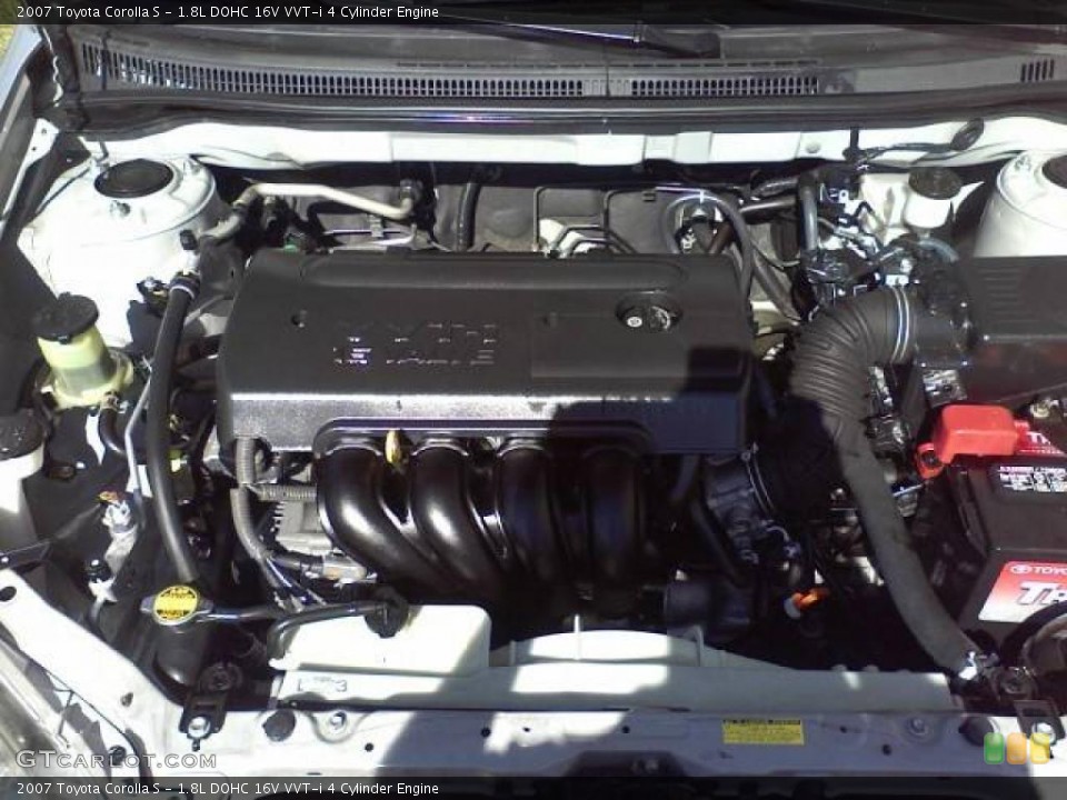 1.8L DOHC 16V VVT-i 4 Cylinder Engine for the 2007 Toyota Corolla #39054196